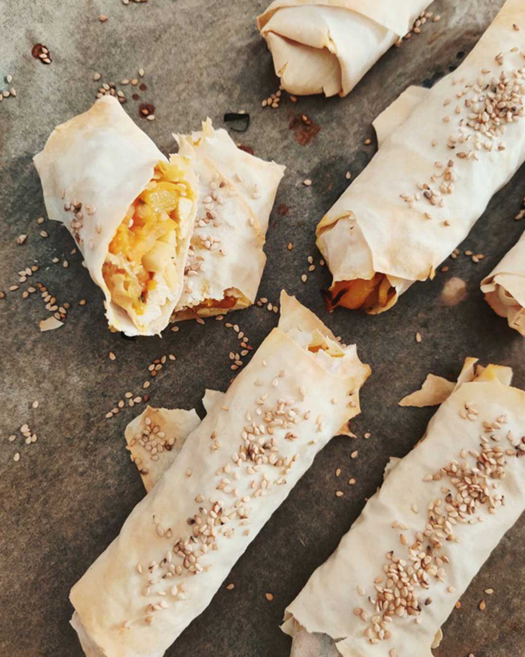 vegane Frühlingsrollen