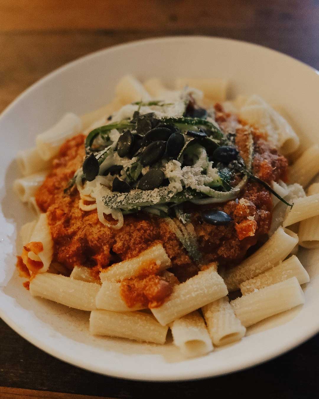 Kichererbsen Bolognese