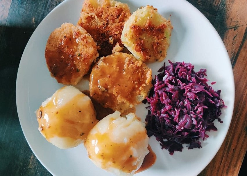 vegane Kohlrabi Schnitzel