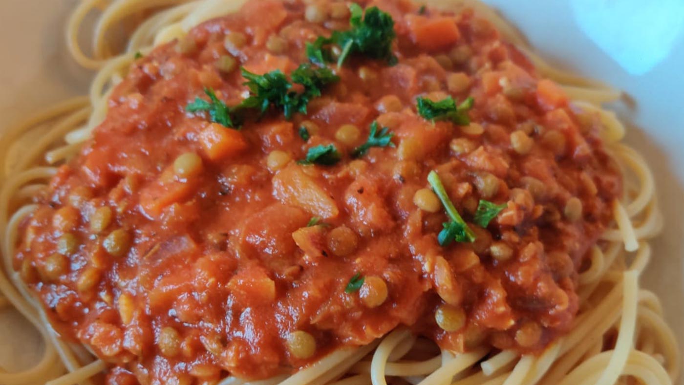 Unser Lieblingsessen: Linsenbolognese