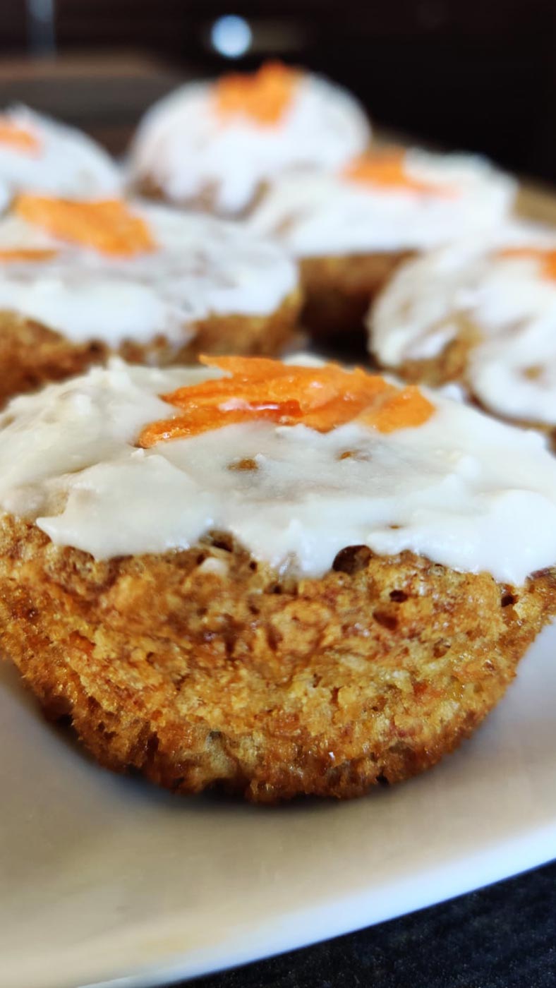 vegane Karotten Muffins