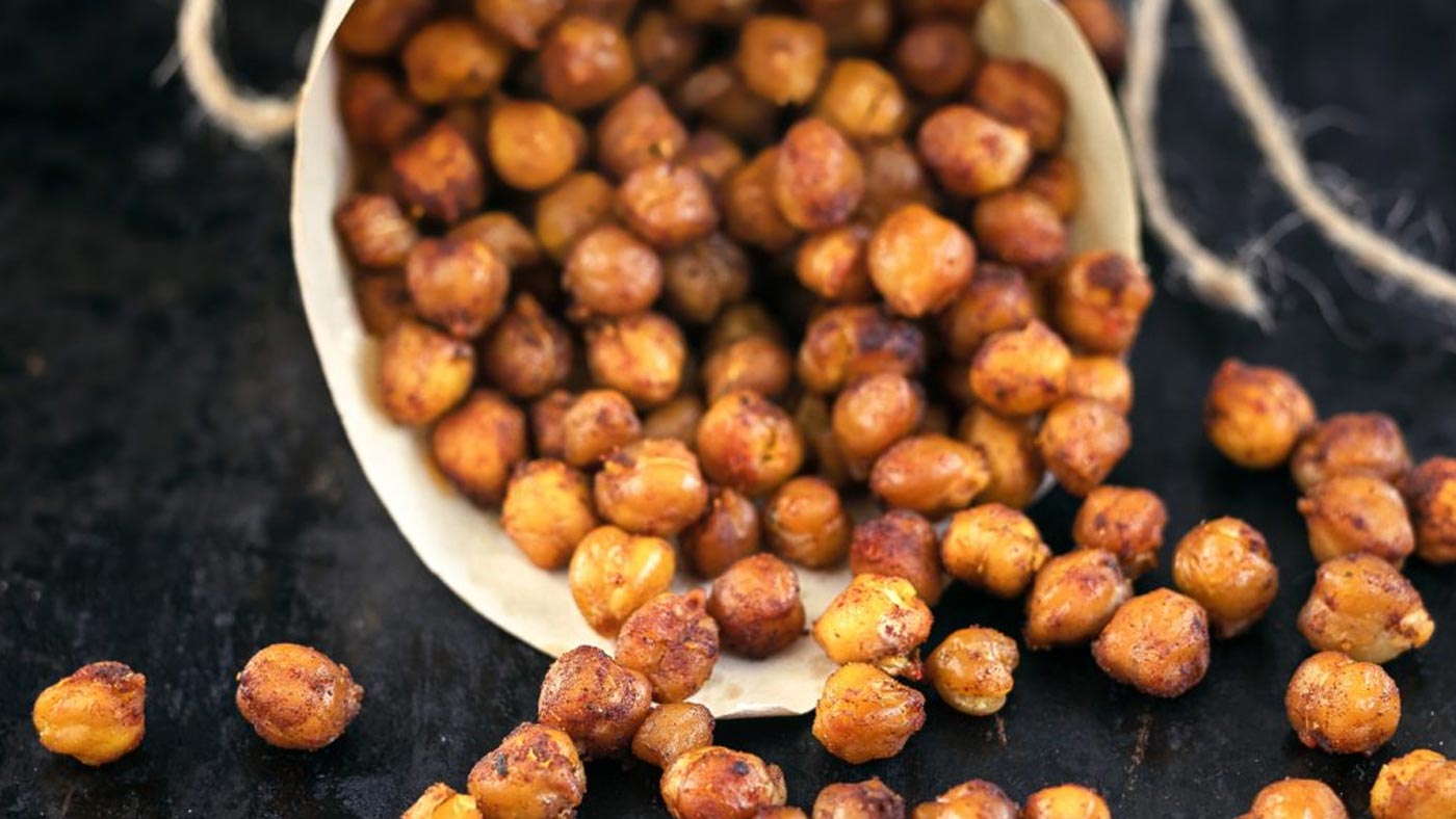 veganes Kichererbsen Popcorn