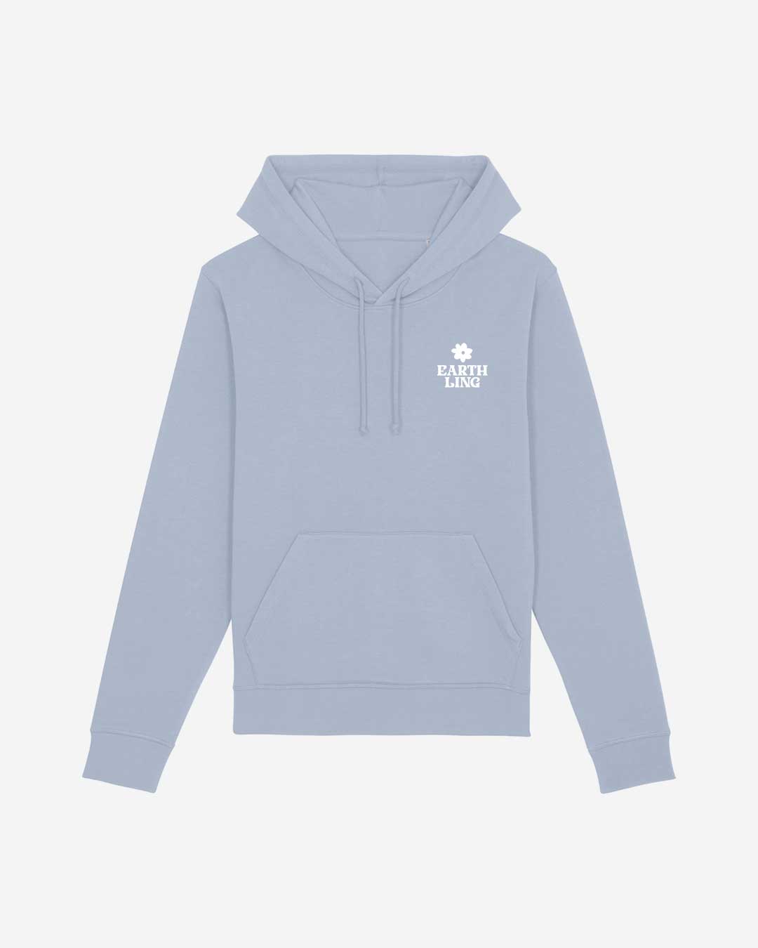 All My Friends Organic Hoodie hellblau front