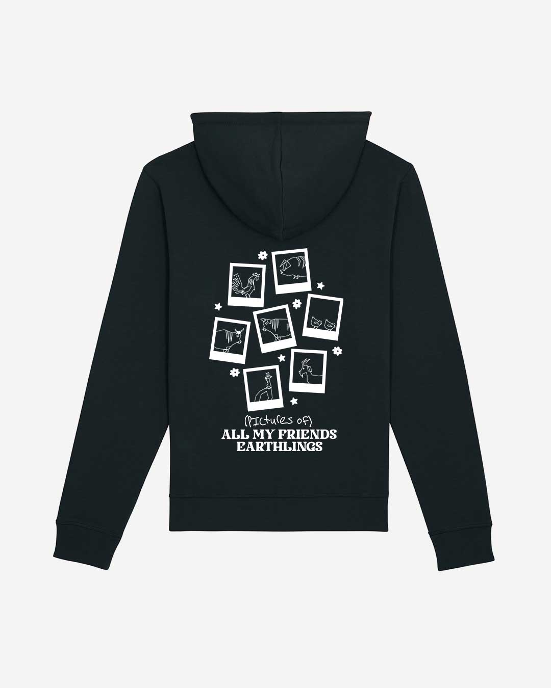 All My Friends Organic Hoodie schwarz