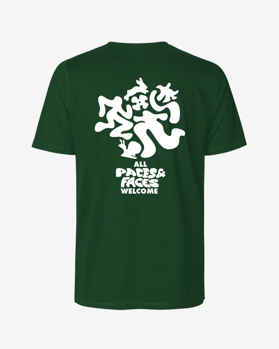 All Paces/Faces Welcome recyceltes Performance T-Shirt
