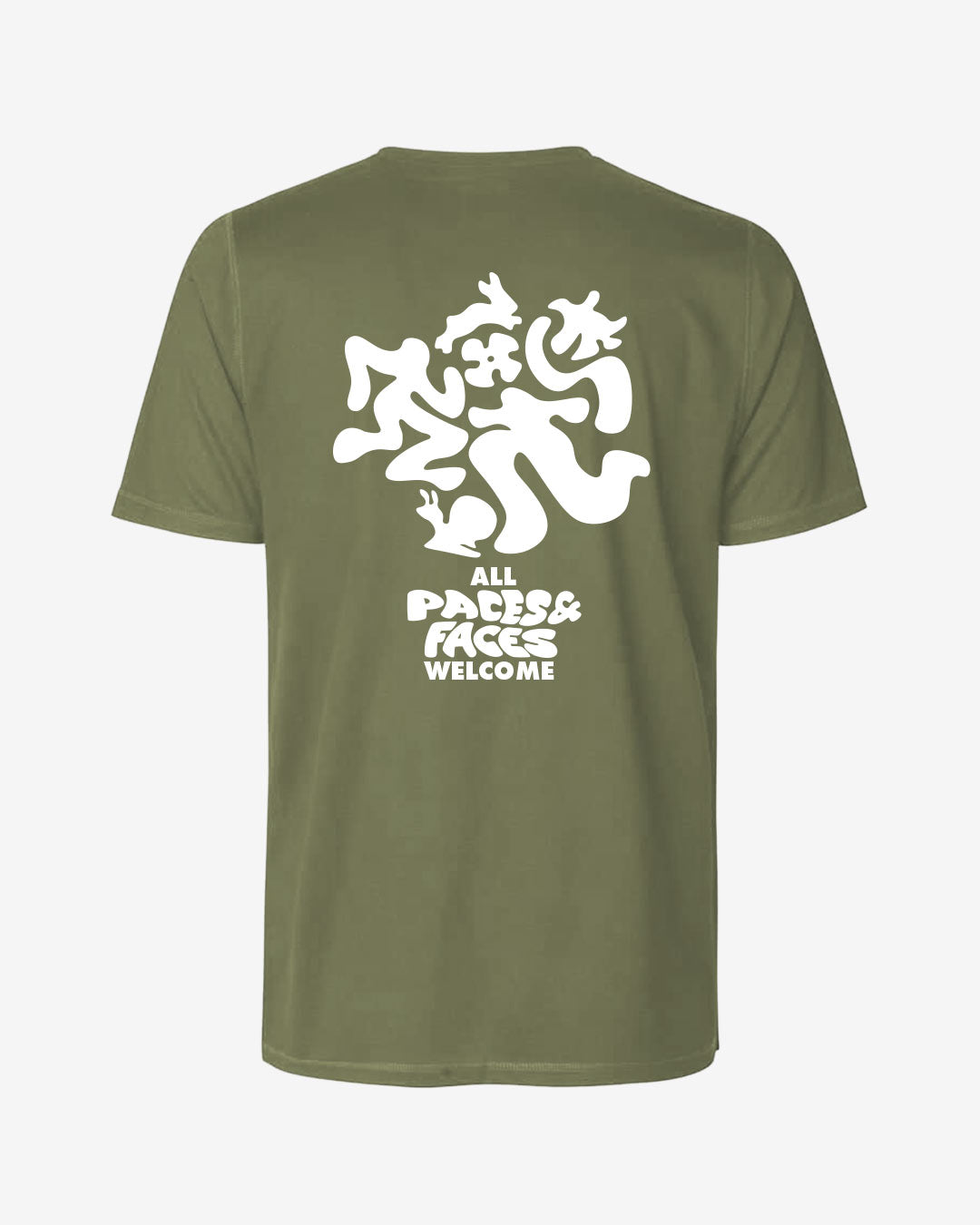 All Paces/Faces Welcome recyceltes Performance T-Shirt