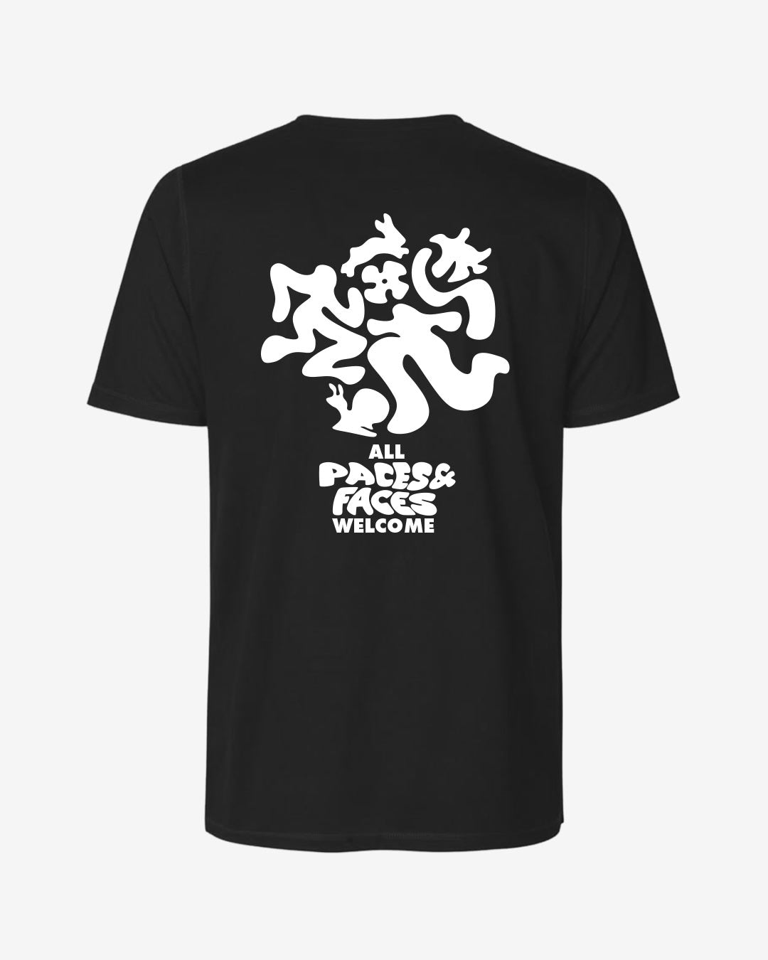 All Paces/Faces Welcome recyceltes Performance T-Shirt