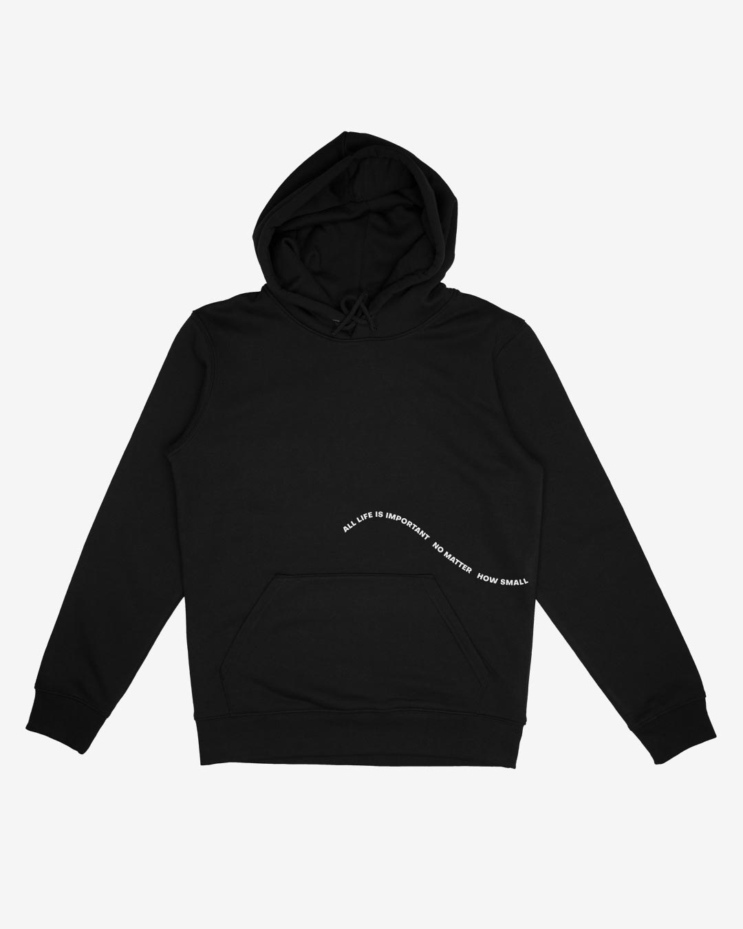 all species hoodie schwarz front