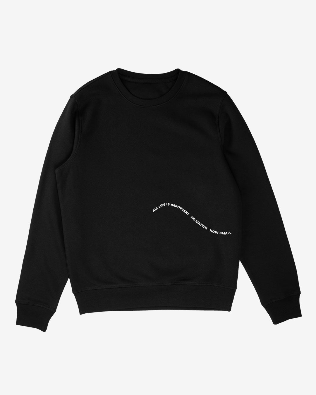 all species sweatshirt schwarz