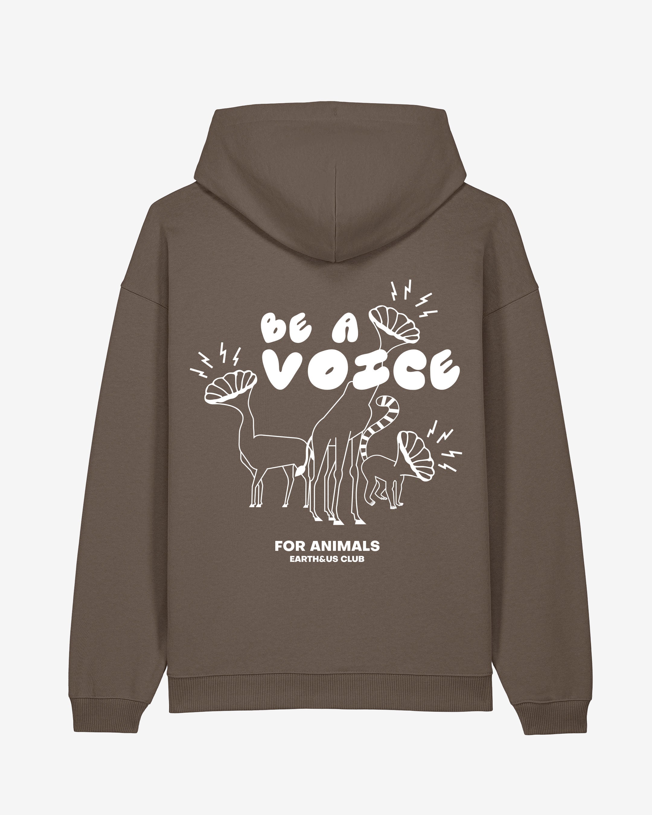 Be A Voice Oversized Organic Hoodie