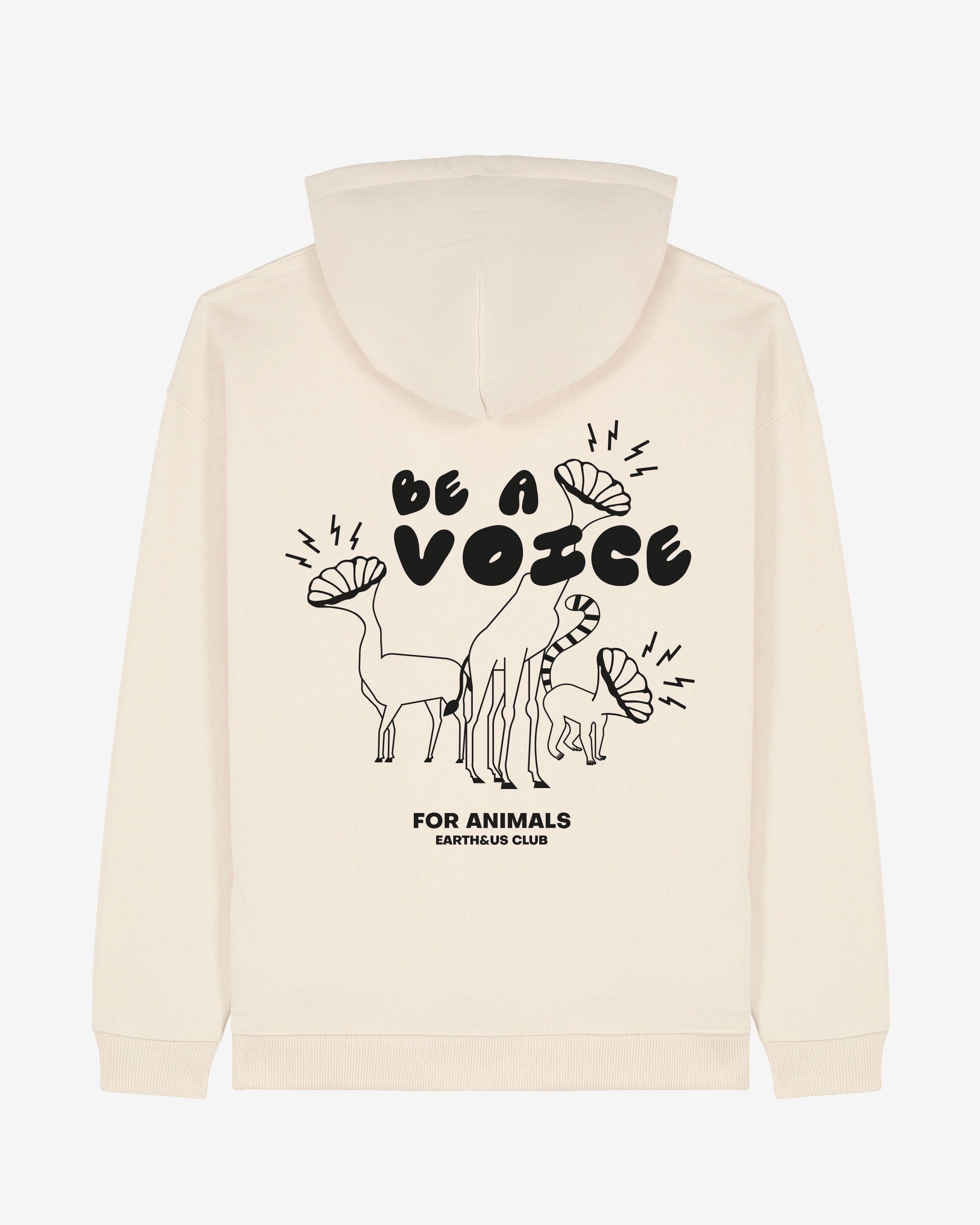 Be A Voice Oversized Organic Hoodie