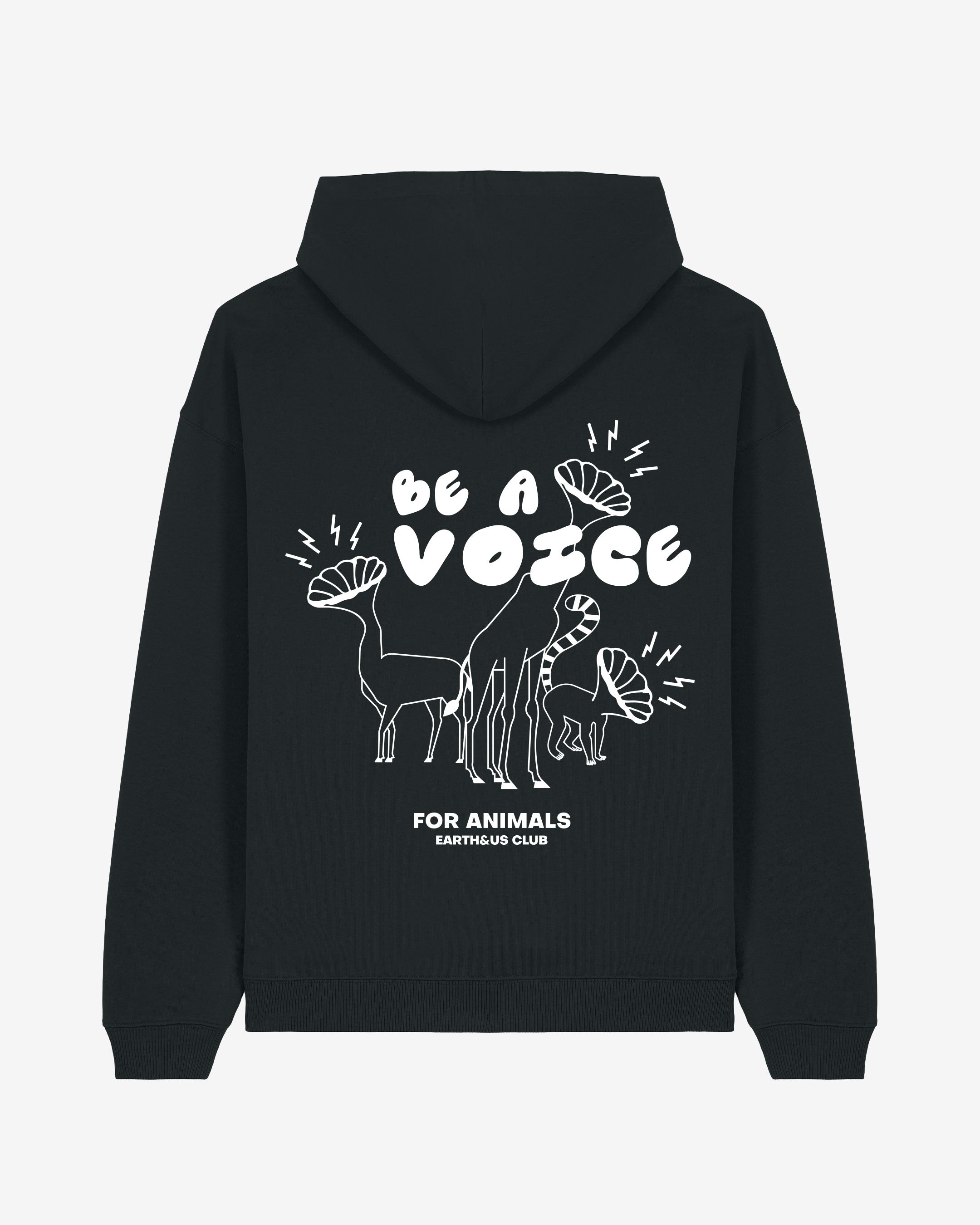 Be A Voice Oversized Organic Hoodie