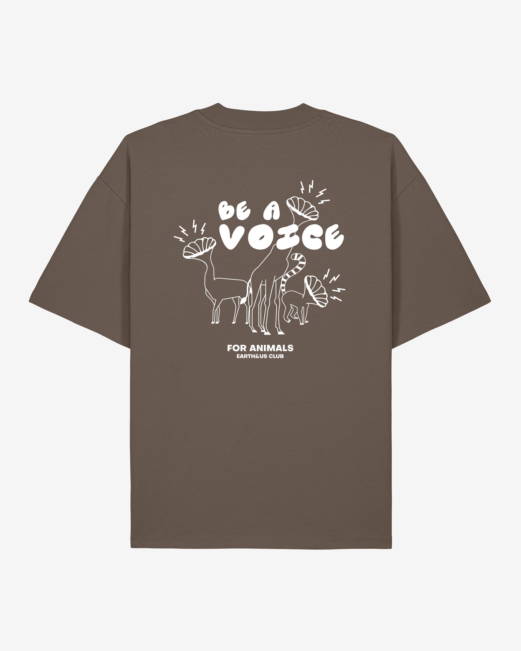Be A Voice Oversized Organic Shirt