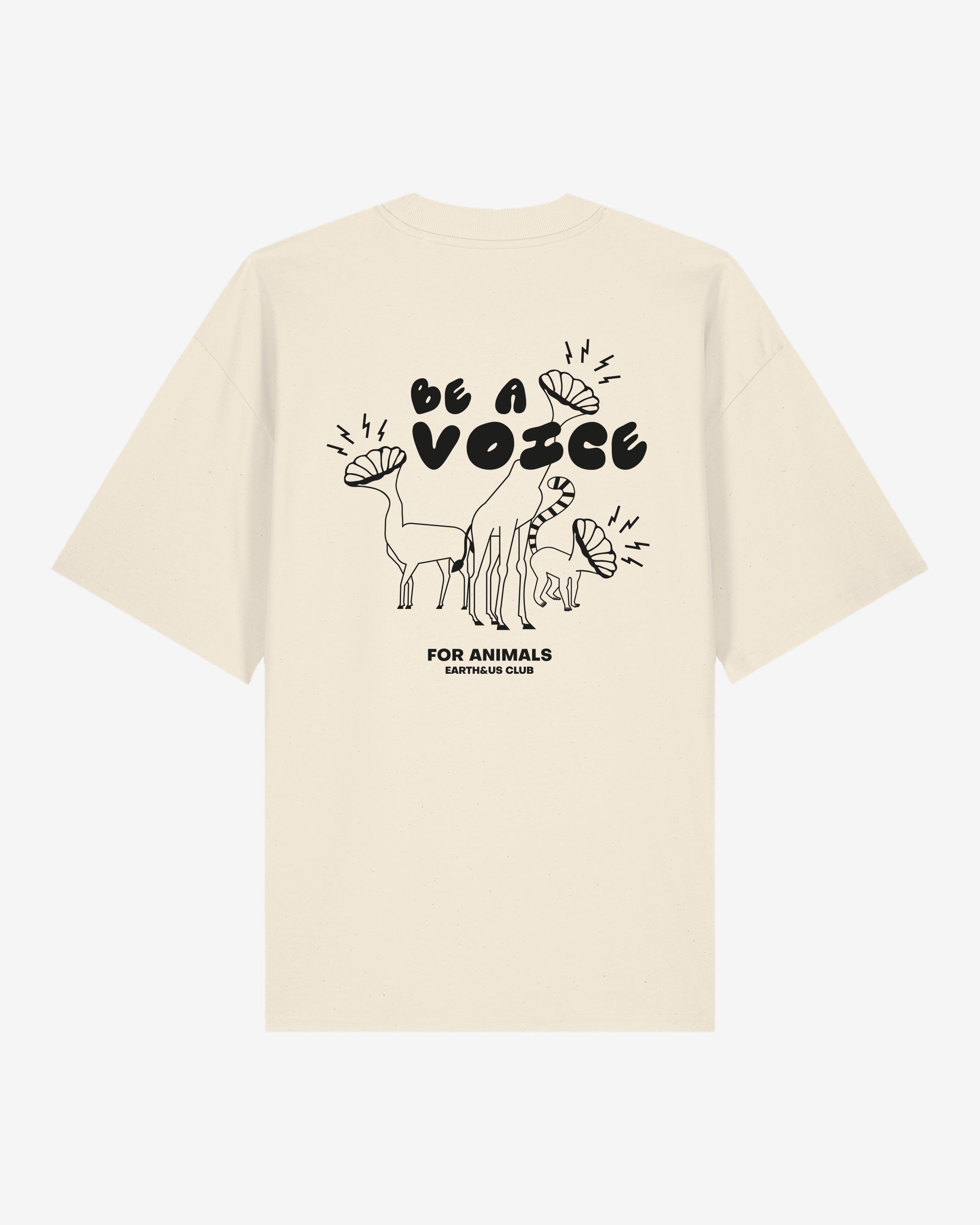 Be A Voice Oversized Organic Shirt