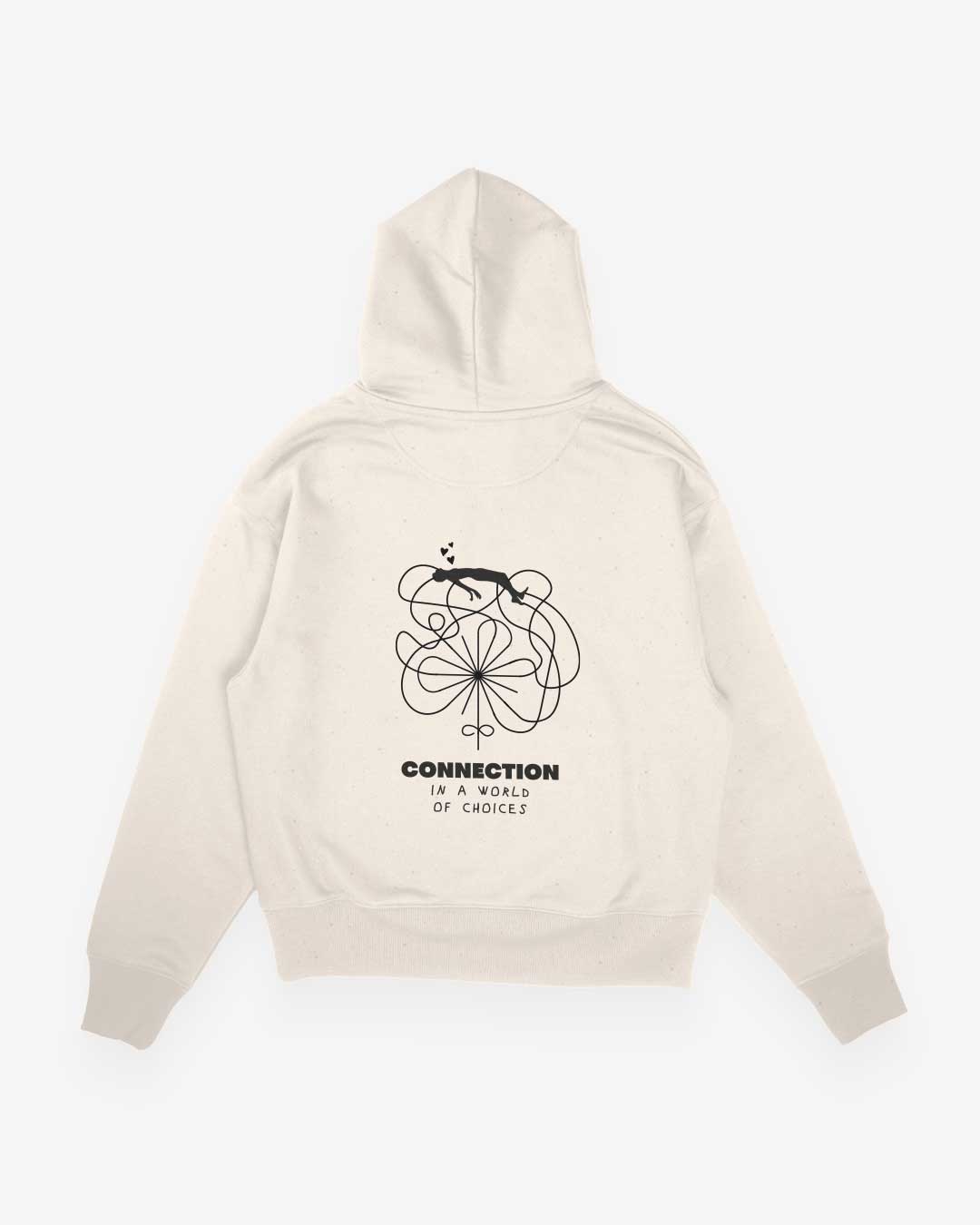 CONNECTION Oversized Organic Hoodie