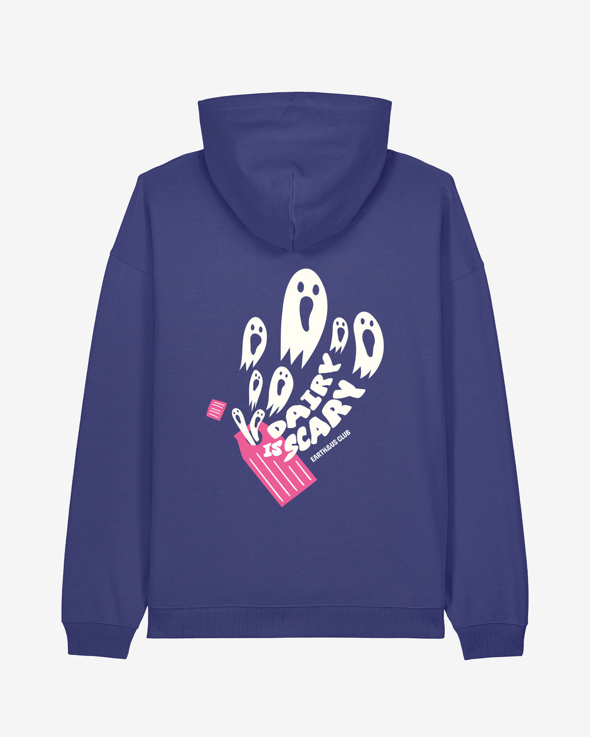 Dairy Is Scary Oversized Organic Hoodie