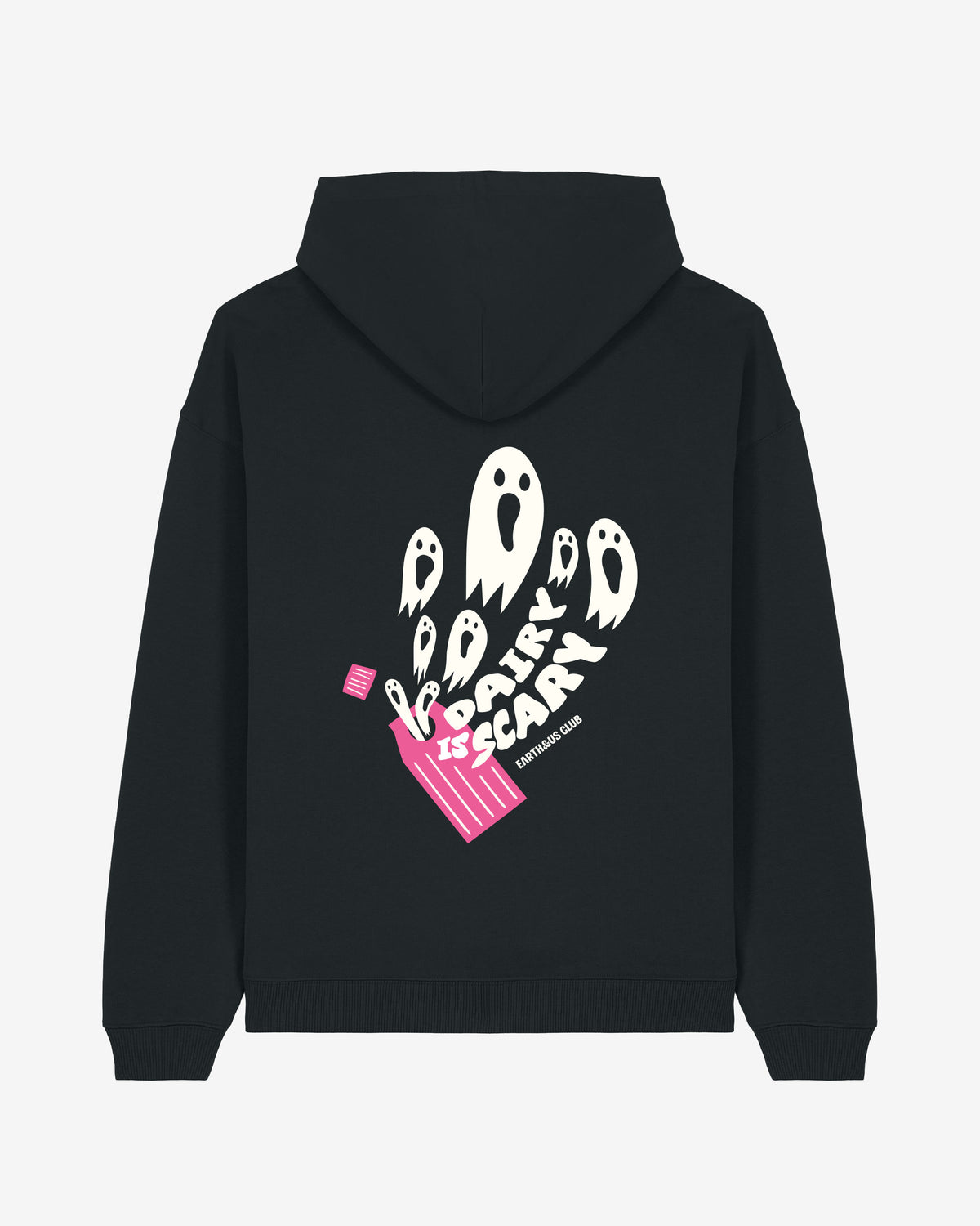 Dairy Is Scary Oversized Organic Hoodie