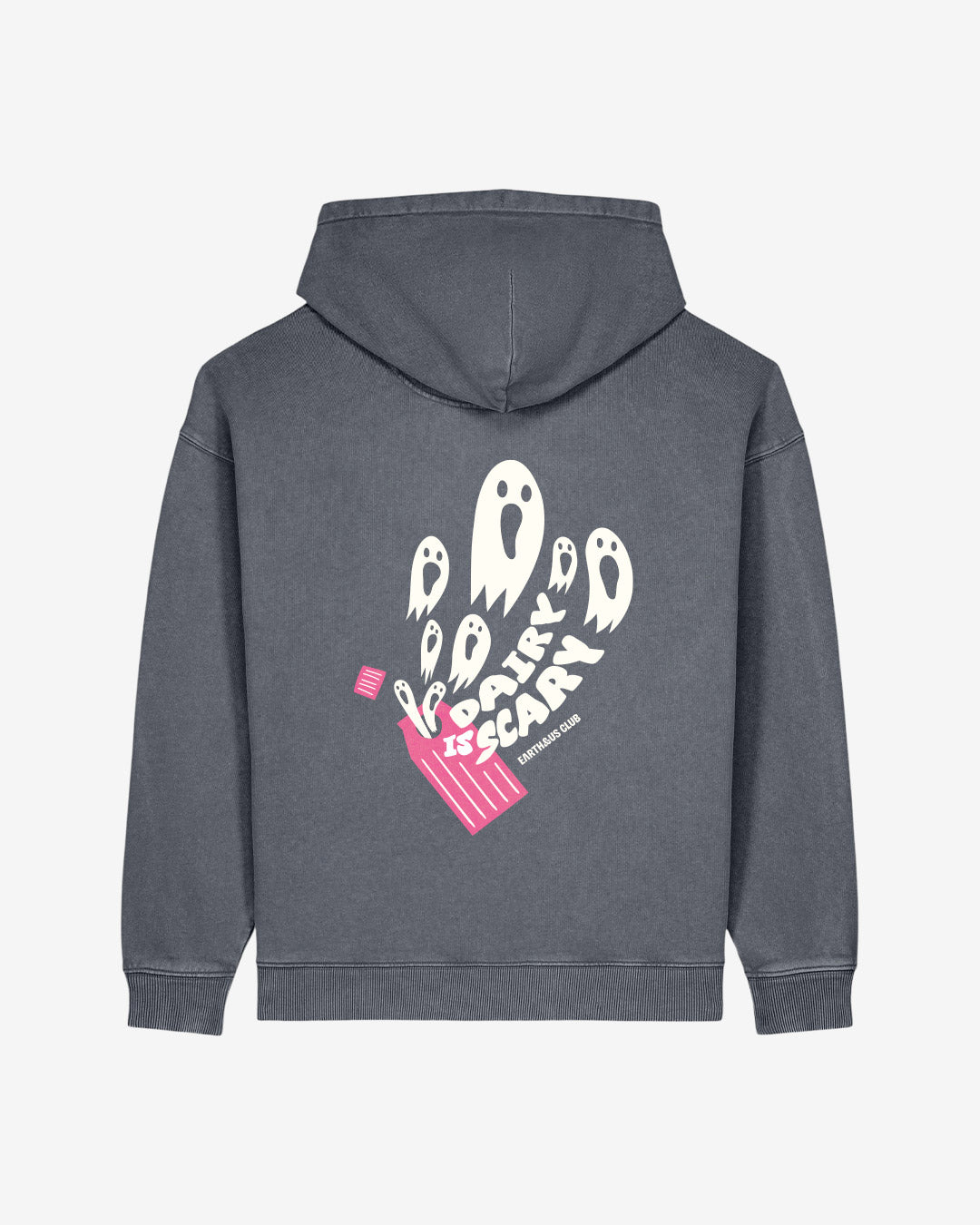Dairy Is Scary Oversized Organic Hoodie