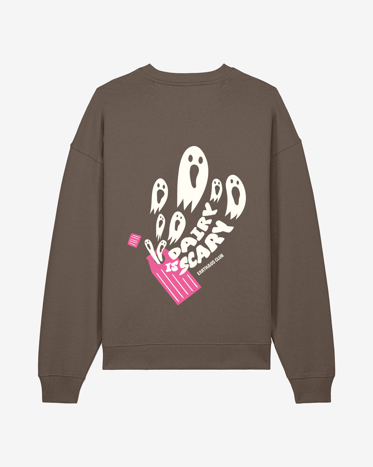 Dairy Is Scary Oversized Organic Sweatshirt