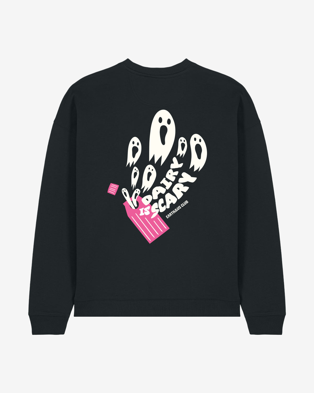Dairy Is Scary Oversized Organic Sweatshirt