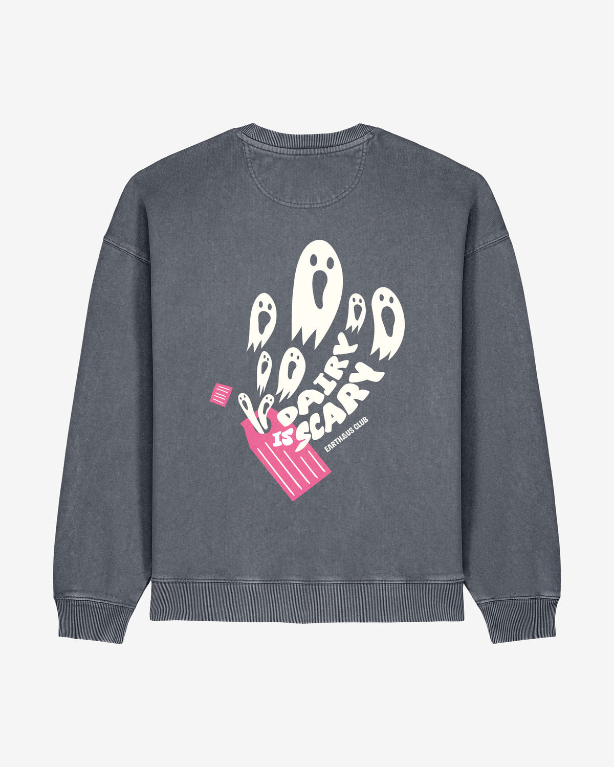 Dairy Is Scary Oversized Organic Sweatshirt