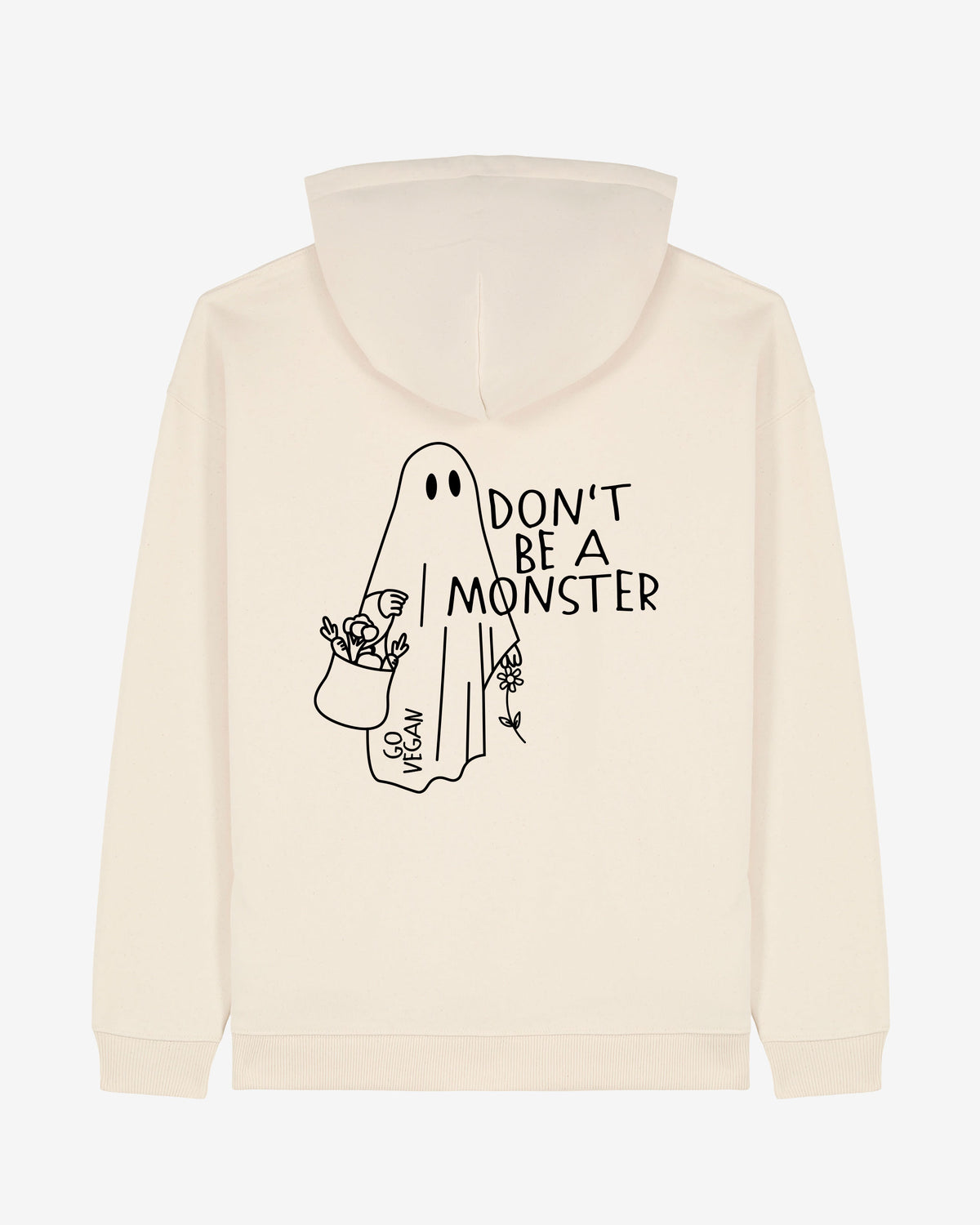 Don't Be A Monster Oversized Organic Hoodie