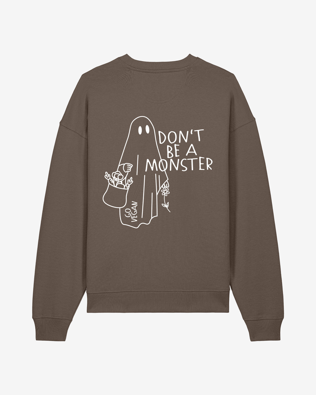 Don't Be A Monster Oversized Organic Sweatshirt