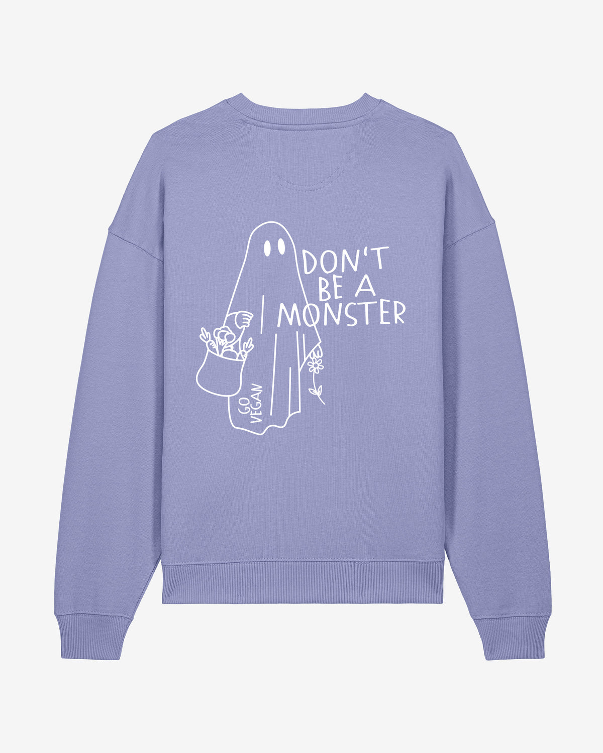 Don't Be A Monster Oversized Organic Sweatshirt
