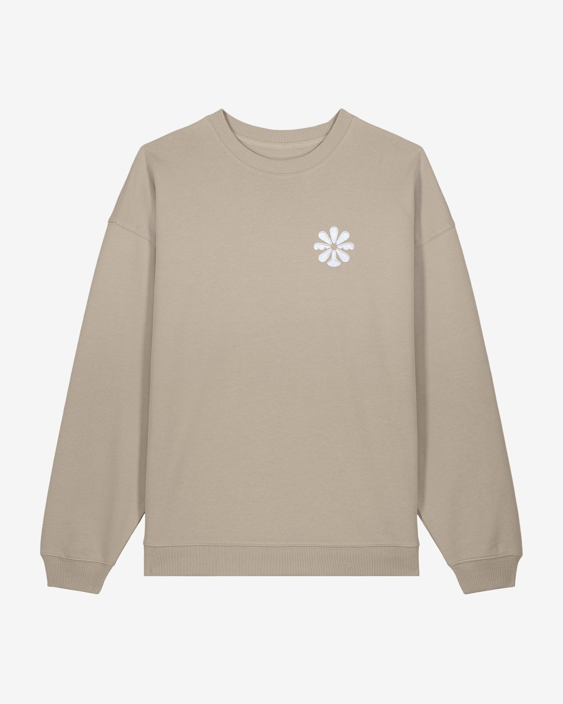 EARTH & US CLUB Bloom Stick Oversized Organic Sweatshirt