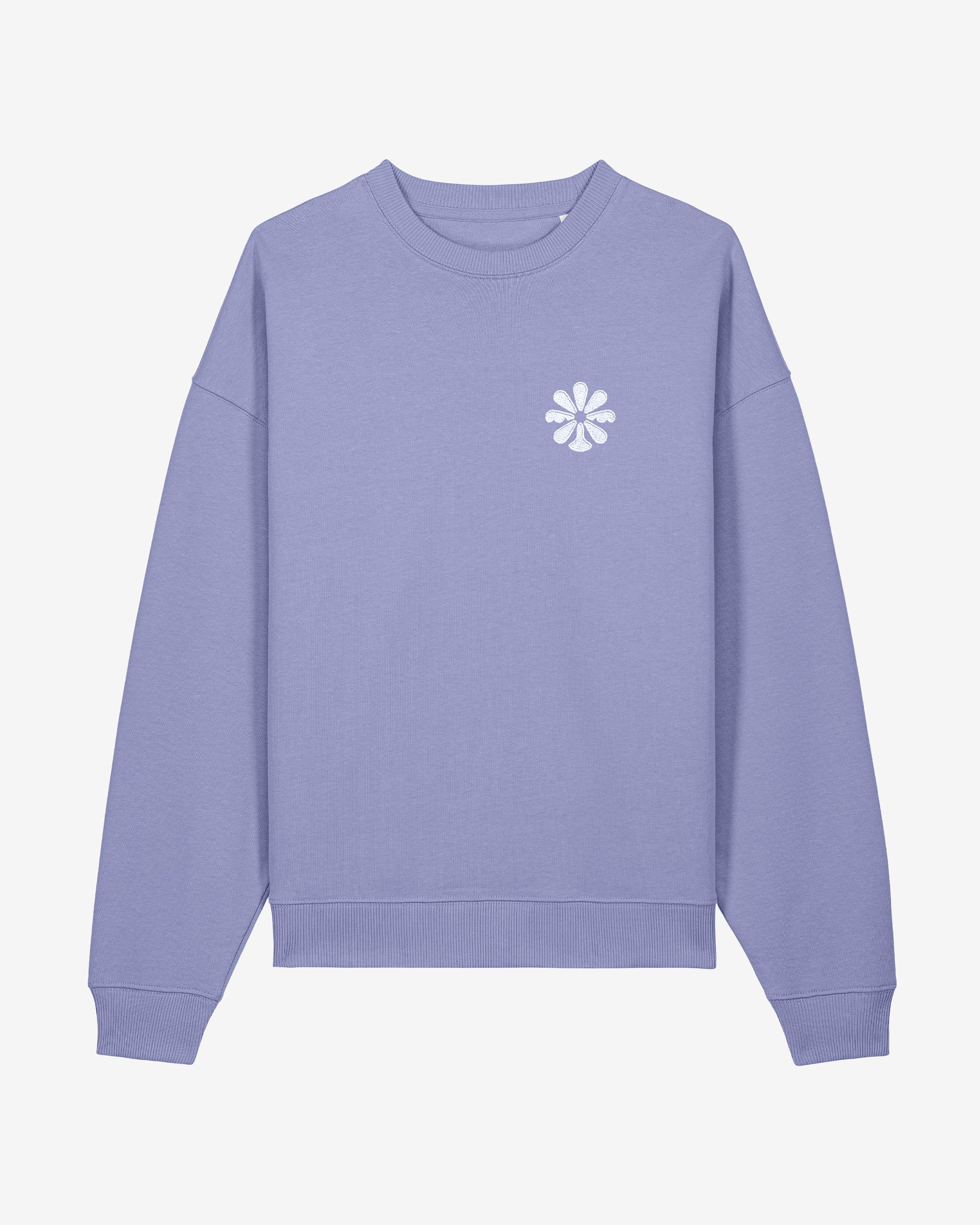 EARTH & US CLUB Bloom Stick Oversized Organic Sweatshirt