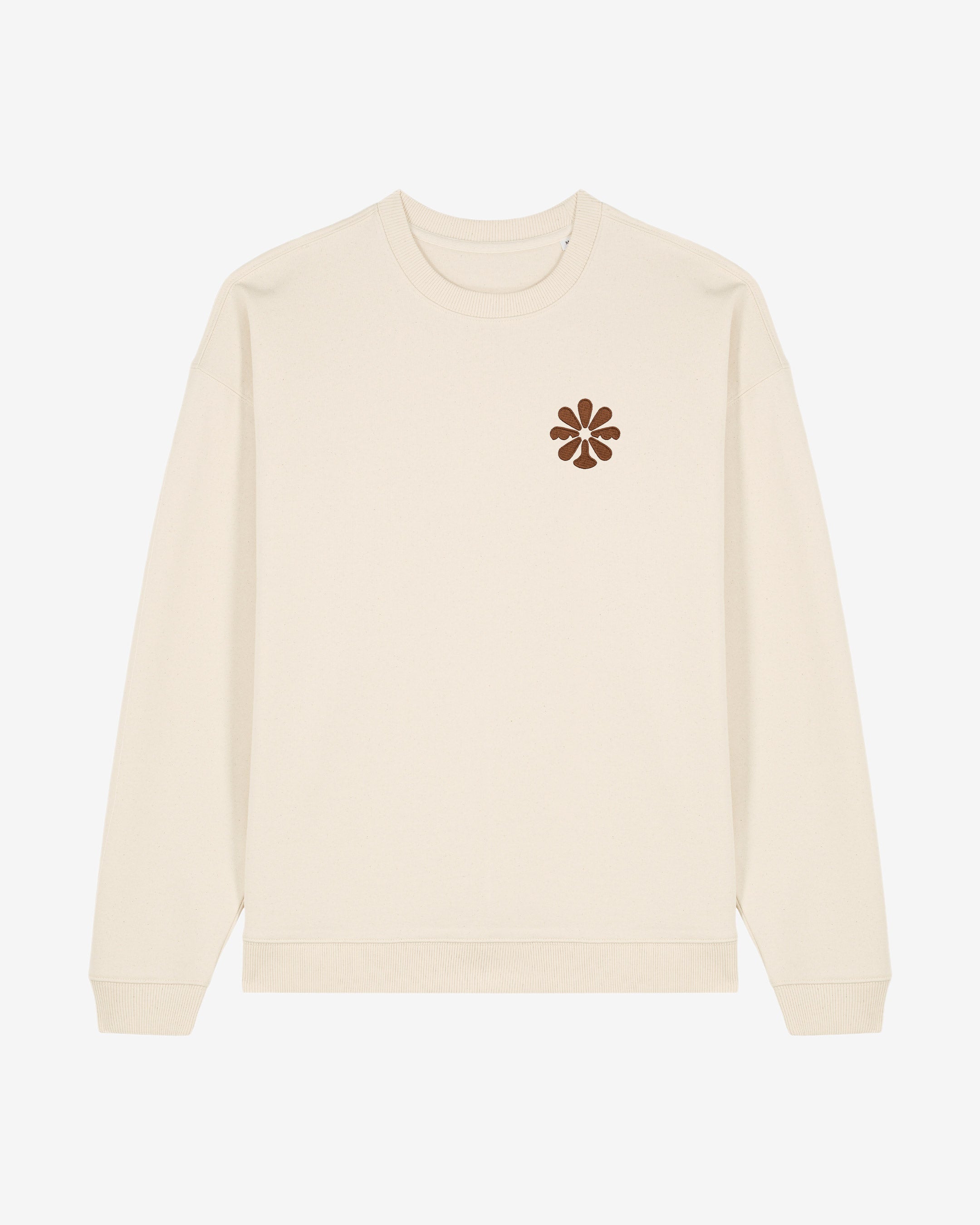 EARTH & US CLUB Bloom Stick Oversized Organic Sweatshirt