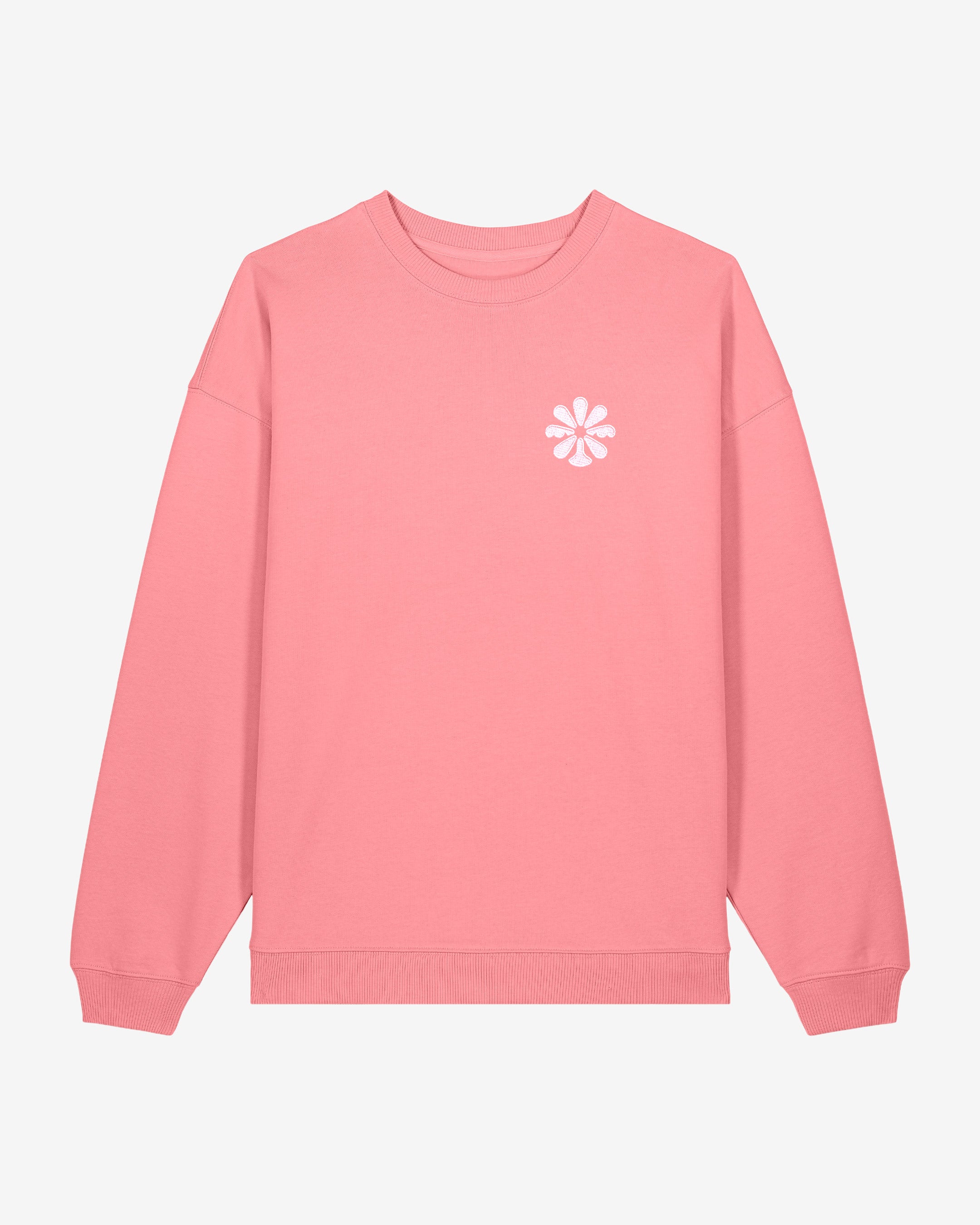 EARTH & US CLUB Bloom Stick Oversized Organic Sweatshirt