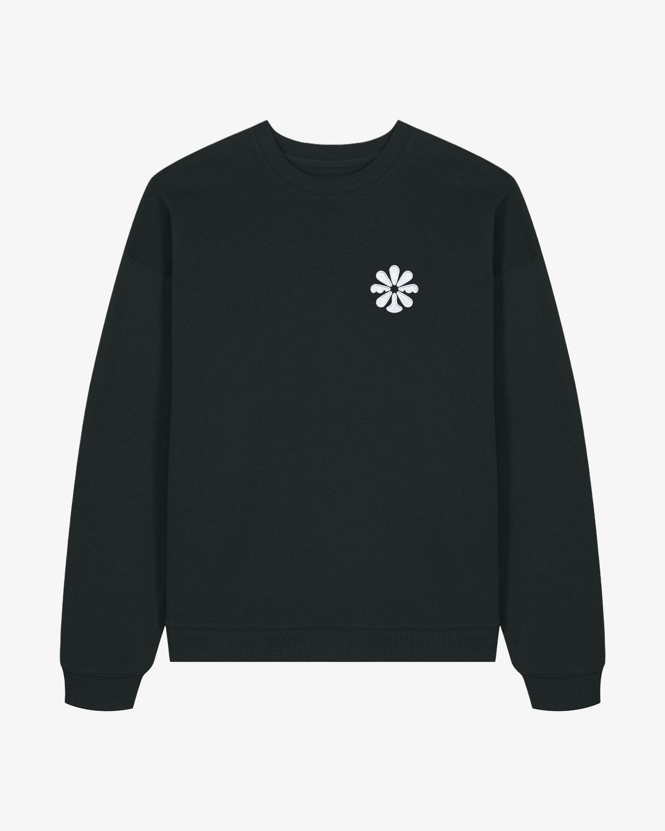 EARTH & US CLUB Bloom Stick Oversized Organic Sweatshirt