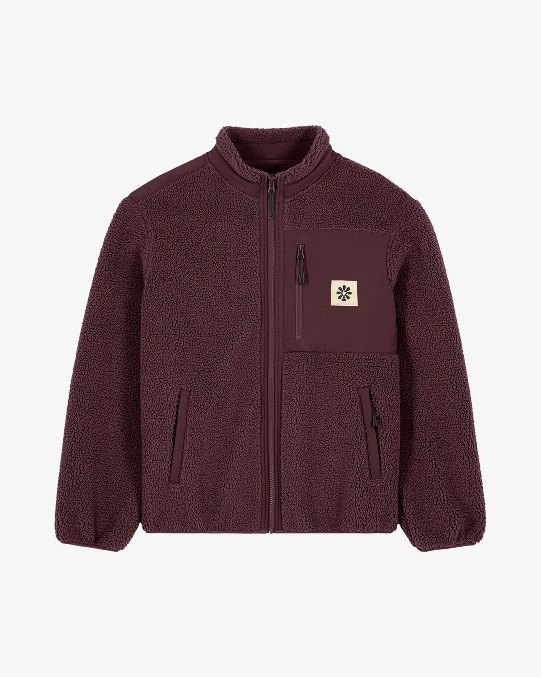 EARTH & US CLUB Iconic Label Organic Sherpa Jacke