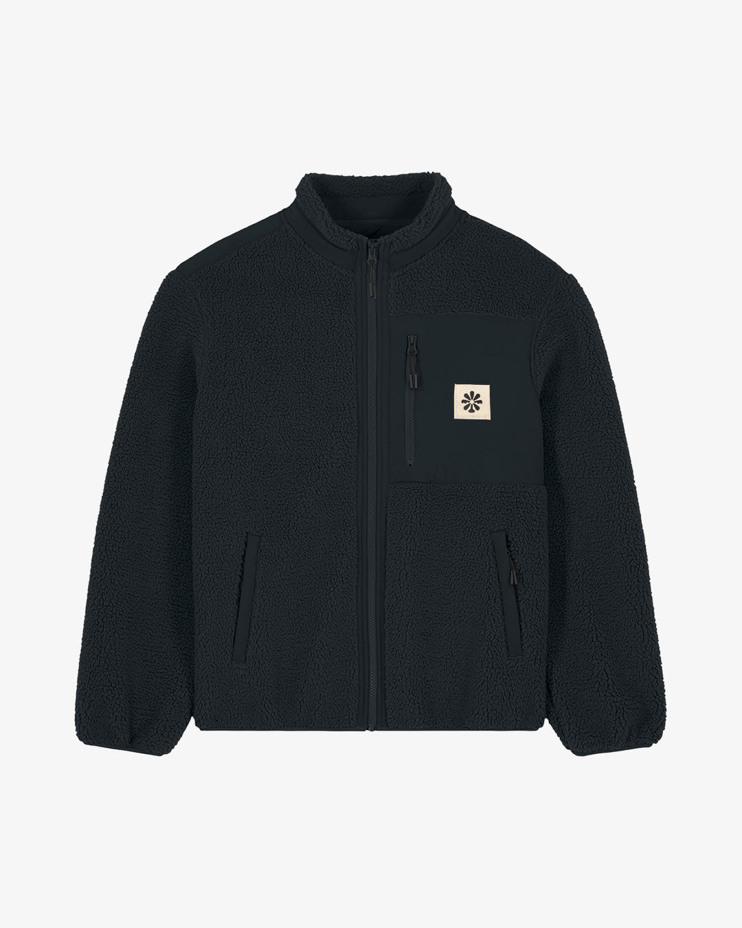 EARTH & US CLUB Iconic Label Organic Sherpa Jacke
