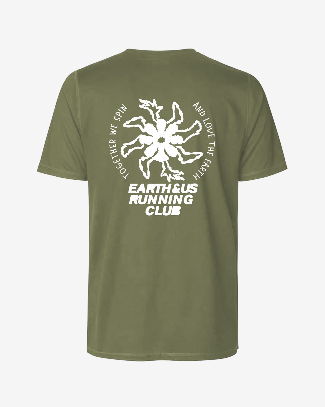 EARTH & US Running Club recyceltes Performance T-Shirt