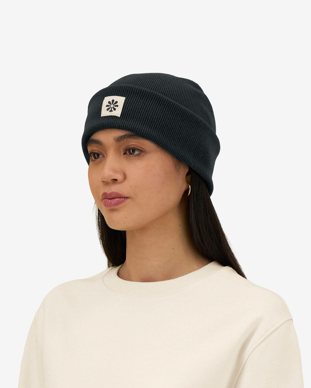 EARTH & US CLUB Iconic Label Organic Beanie