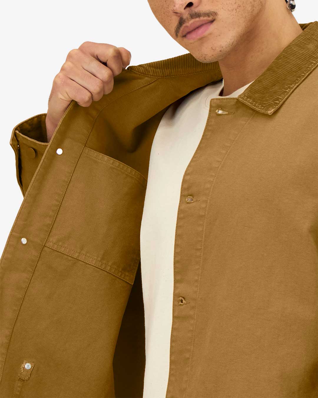 EARTH & US CLUB Iconic Label Organic Workwear Jacke