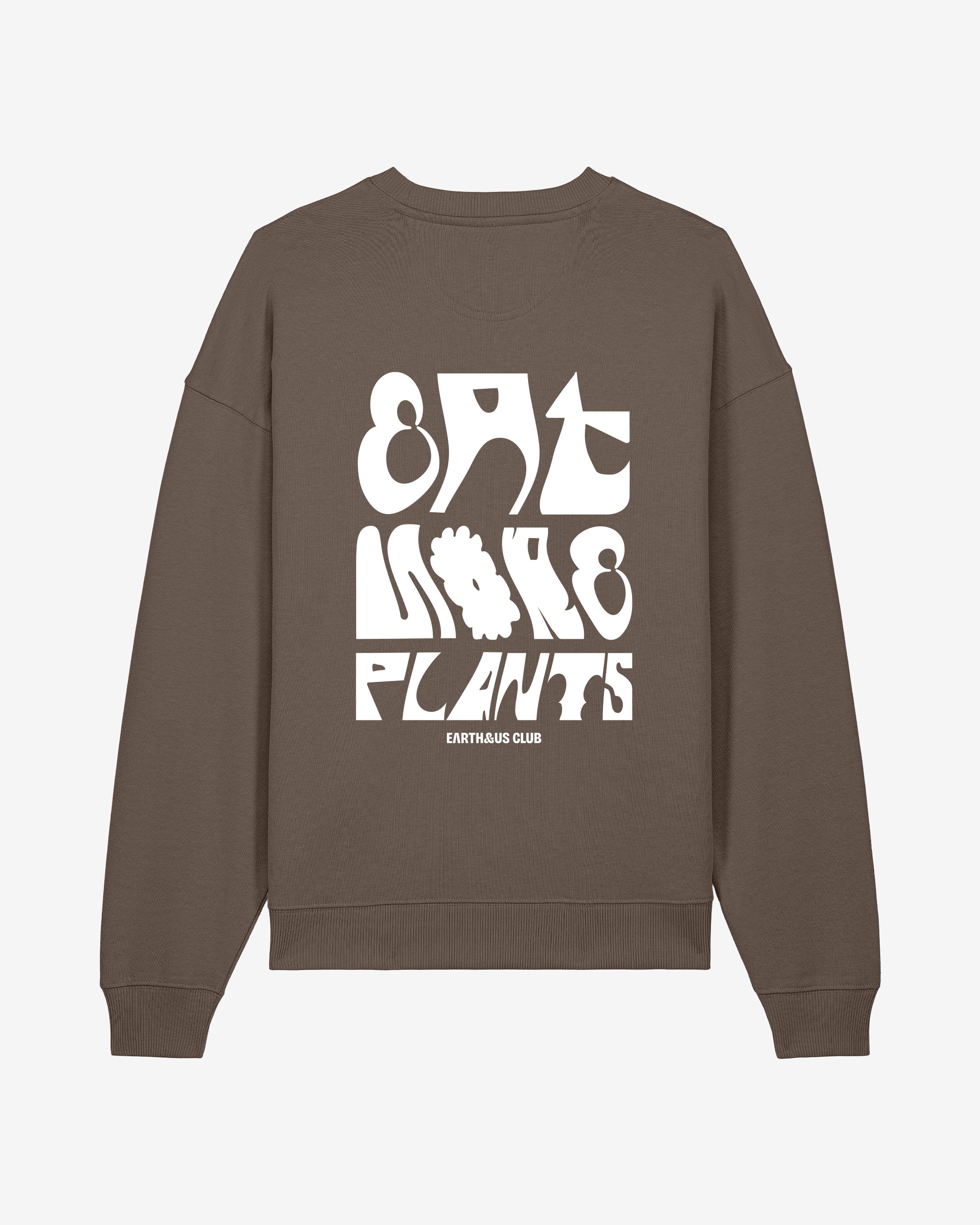 Eat More Plants Oversized Organic Sweatshirt