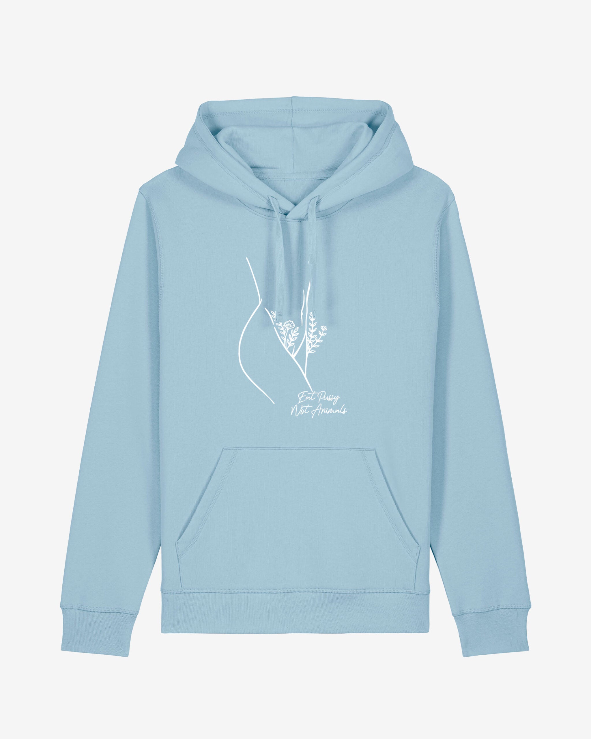 Eat Pussy Not Animals Organic Hoodie