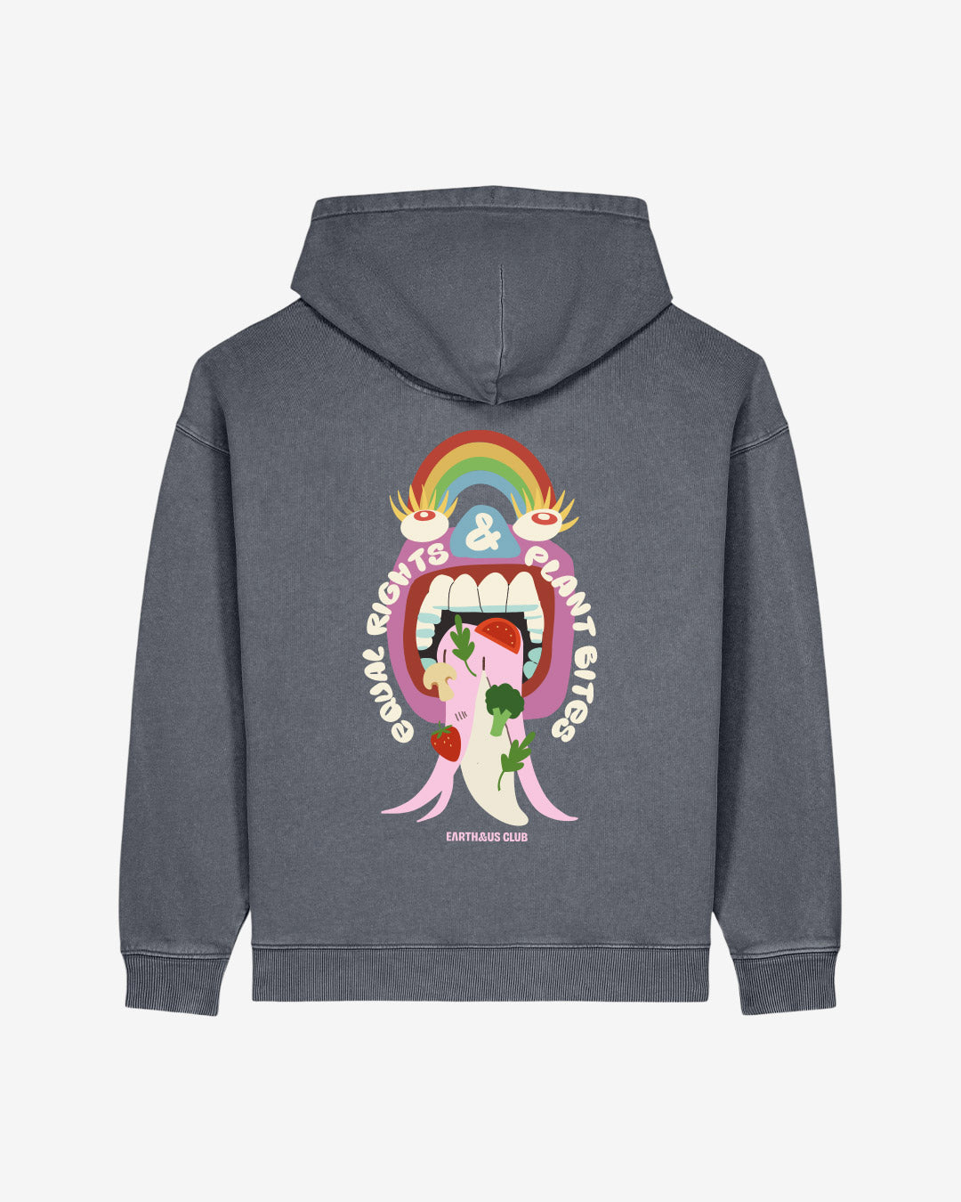 Equal Rights & Plant Bites Oversized Organic Hoodie