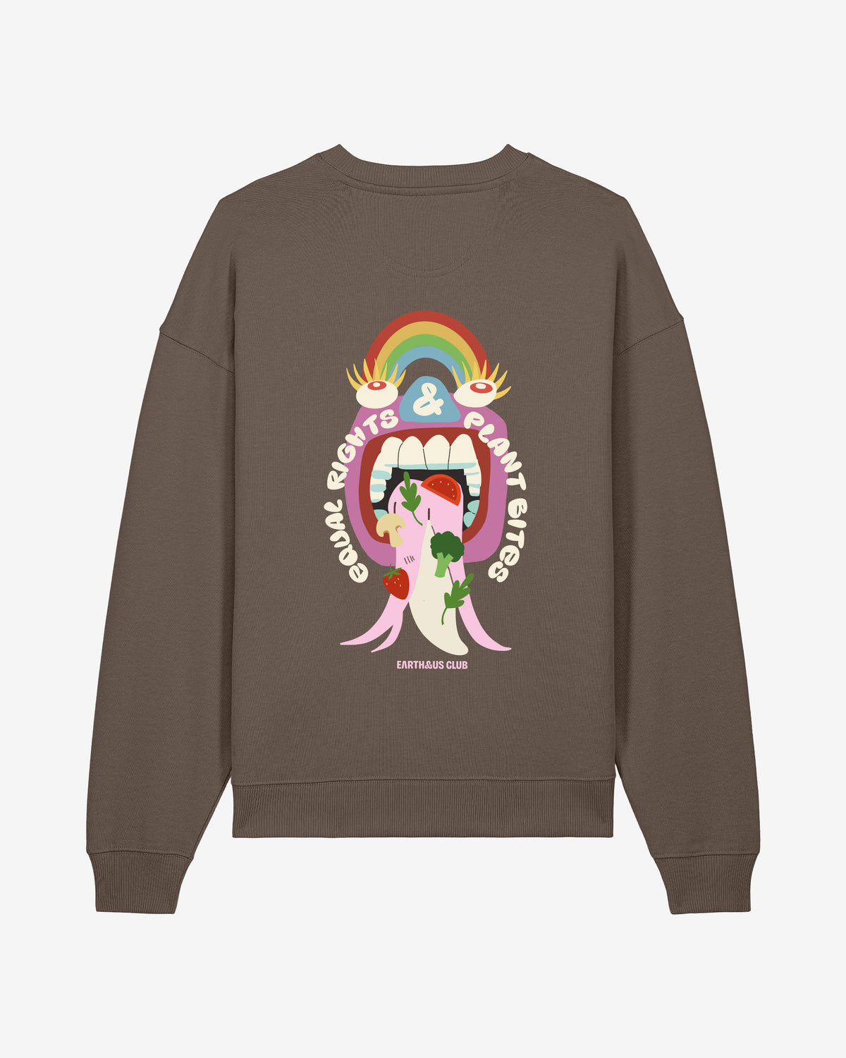 Equal Rights & Plant Bites Oversized Organic Sweatshirt