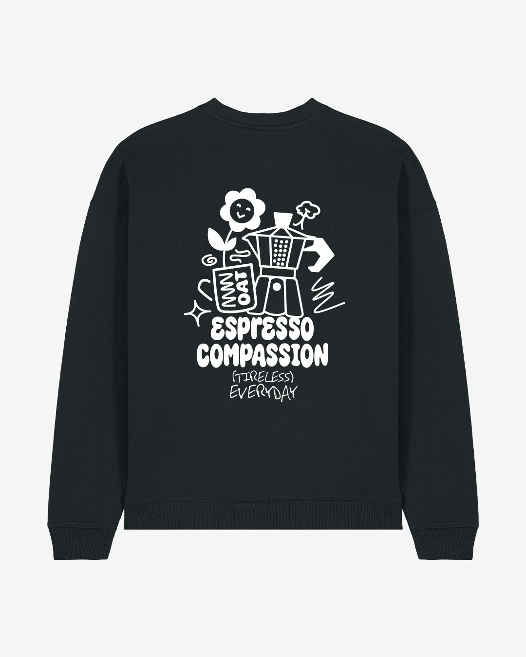 Espresso Compassion Oversized Organic Sweater