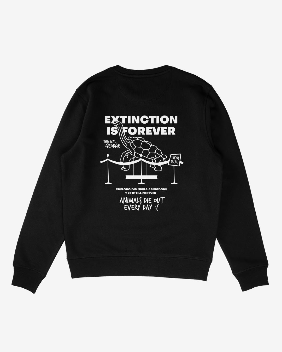Extinction Is Forever Organic Sweatshirt