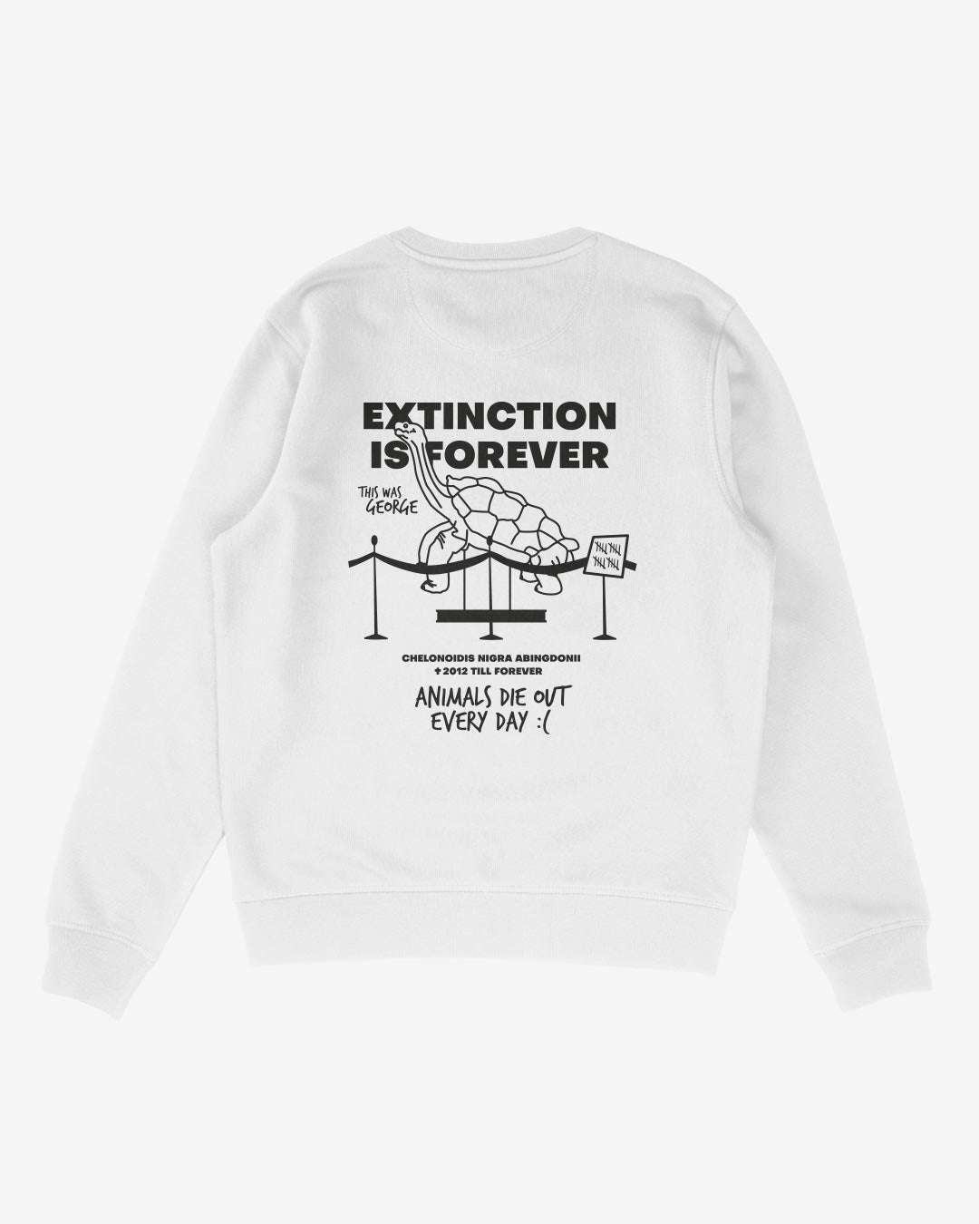 Extinction Is Forever Organic Sweatshirt