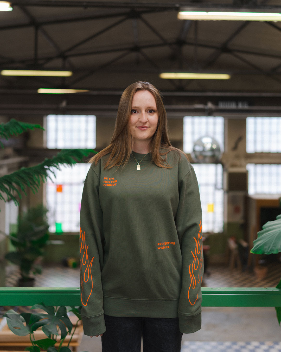 FIRE FOR CHANGE Organic Sweatshirt