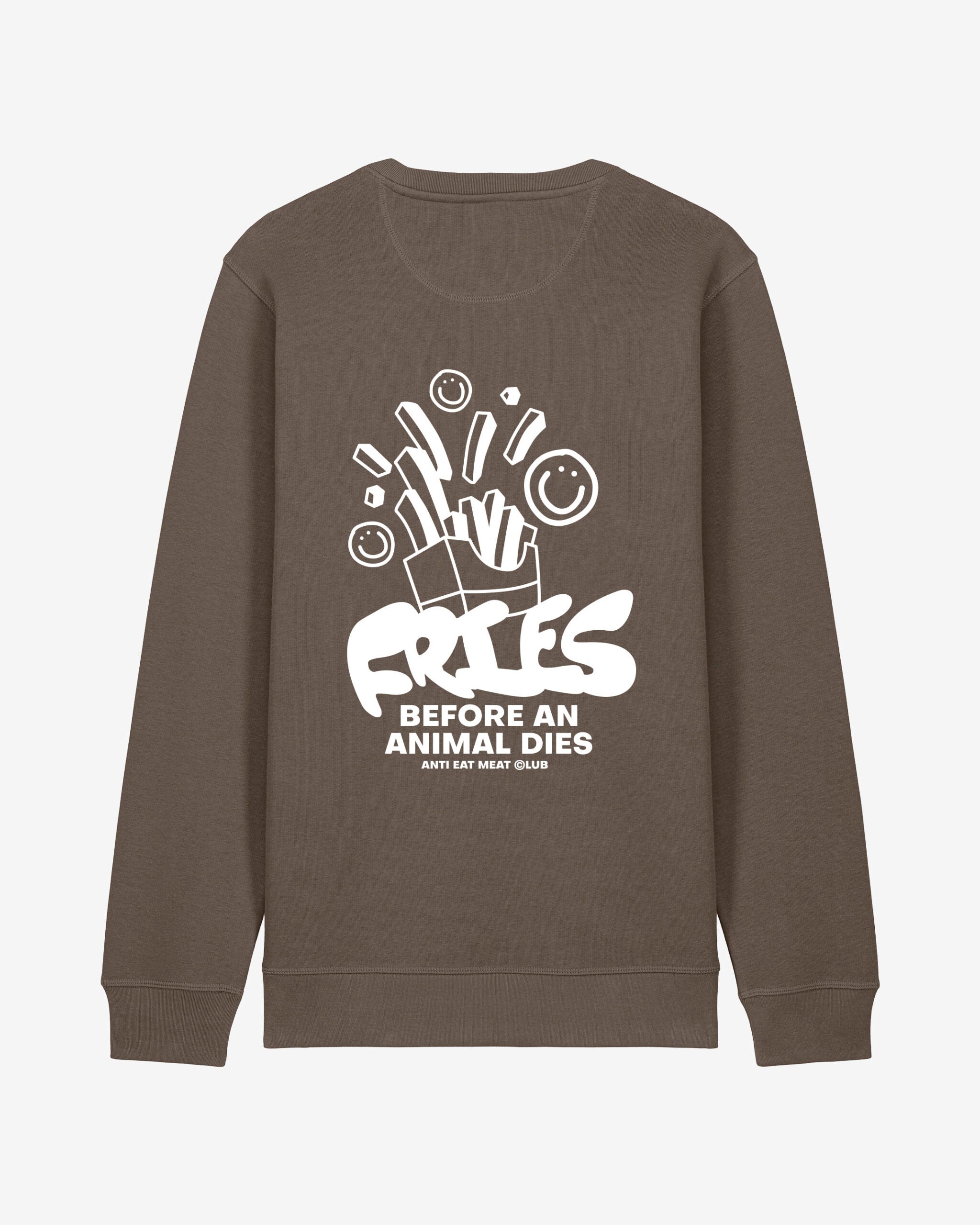 Fries Before An Animals Dies Organic Sweatshirt
