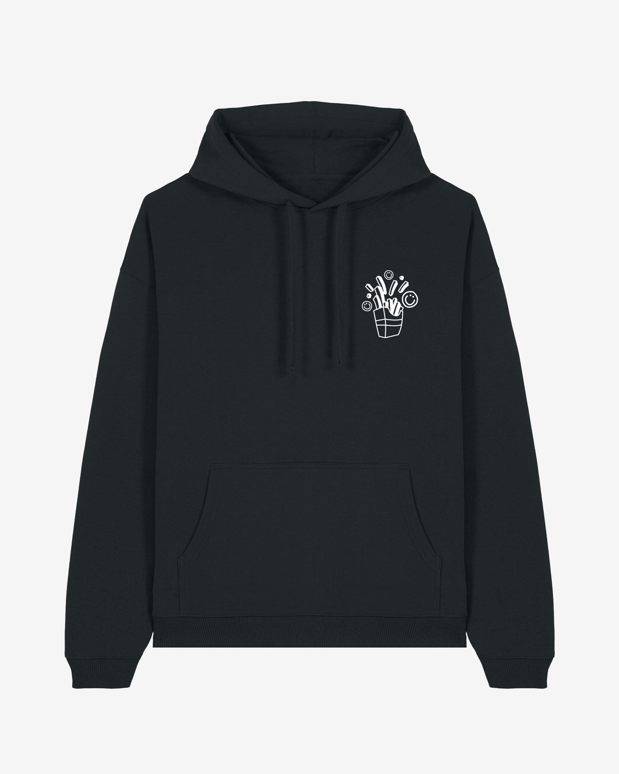 Fries Before An Animal Dies Oversized Organic Hoodie