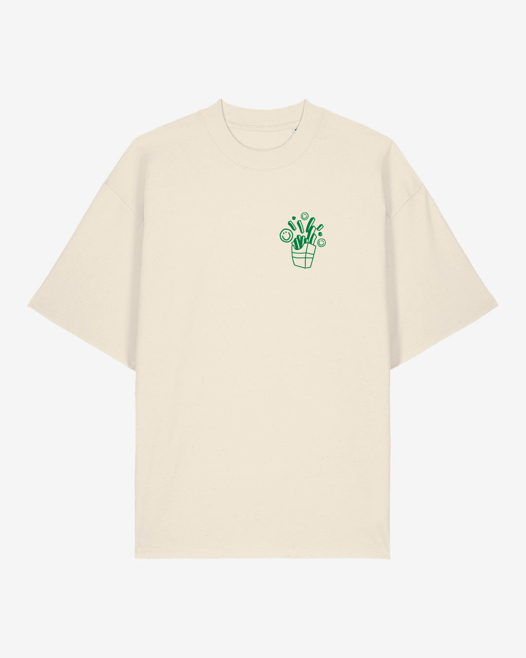 Fries Before An Animal Dies Oversized Organic Shirt