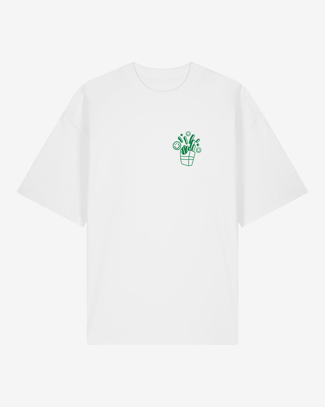 Fries Before An Animal Dies Oversized Organic Shirt